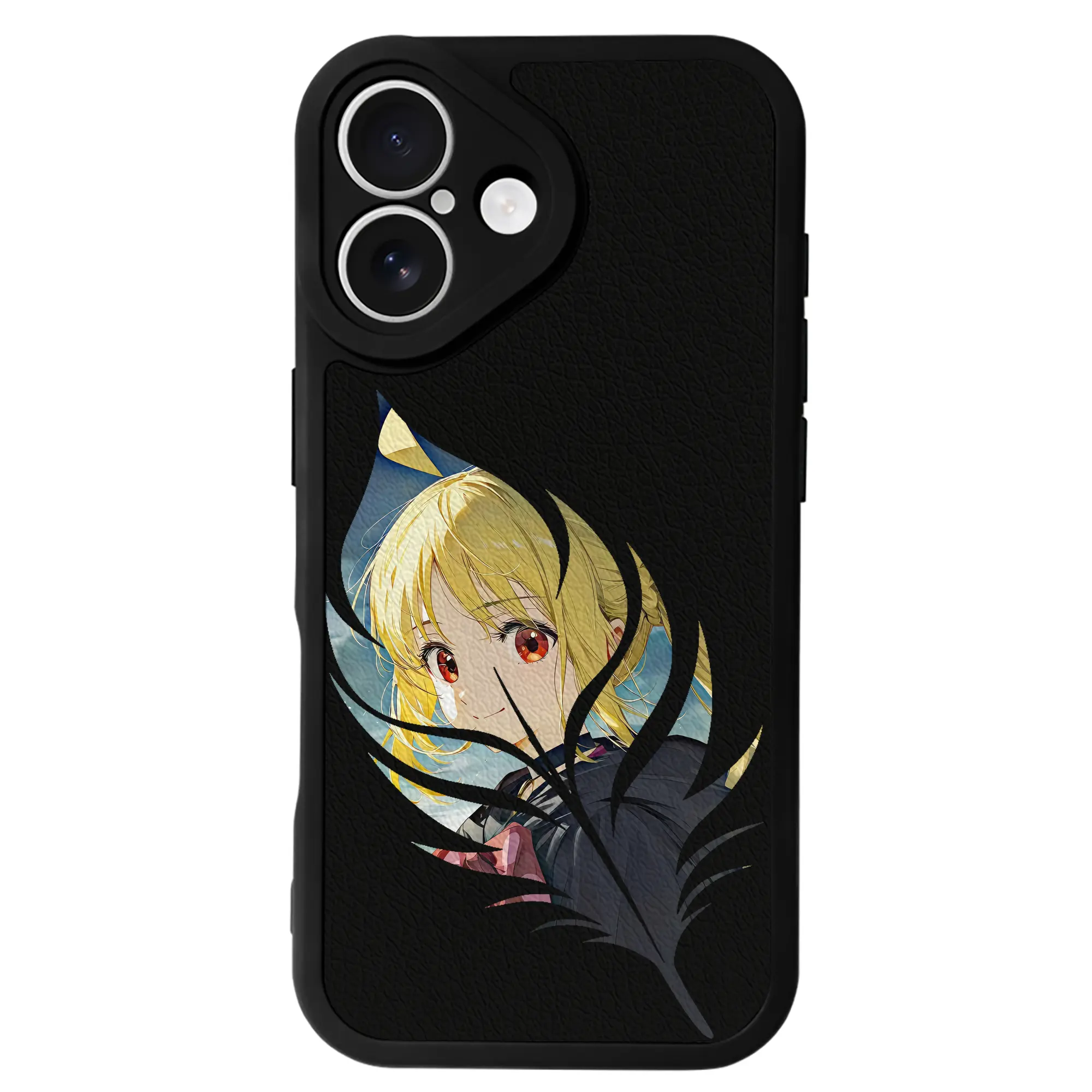 ぼっちざろっく！ グッズ,伊地知虹夏 - IPhone 16シリーズ対応 ・ シリコンスマホケース ・ レザー調 ・ 高精度フィット ・ 耐衝撃 ・ ワイヤレス充電対応 ・ 精密カット